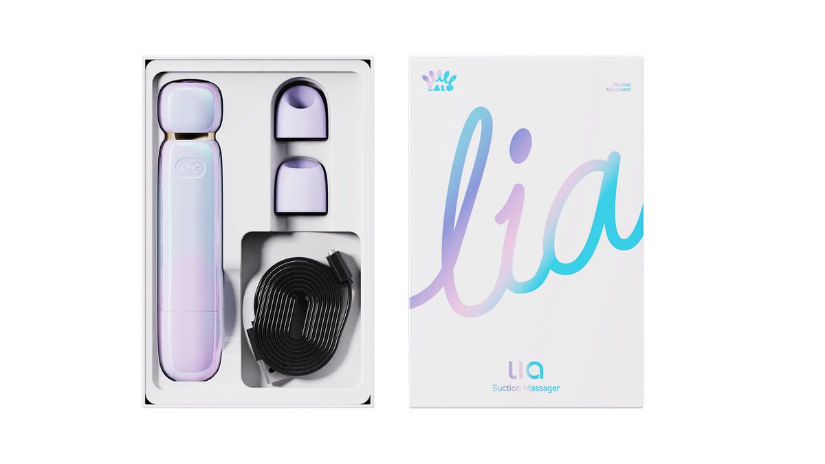 Сиреневый вакуумный стимулятор клитора Lia 7