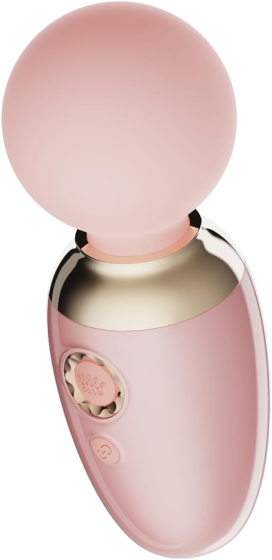 Нежно-розовый мини-вибратор с функцией нагрева Ava 4