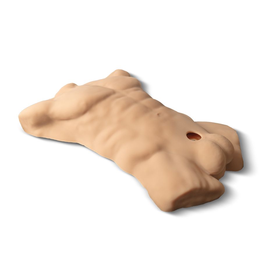 Телесный мужской торс с фаллоимитатором SILEXD Apollo L 7" 4