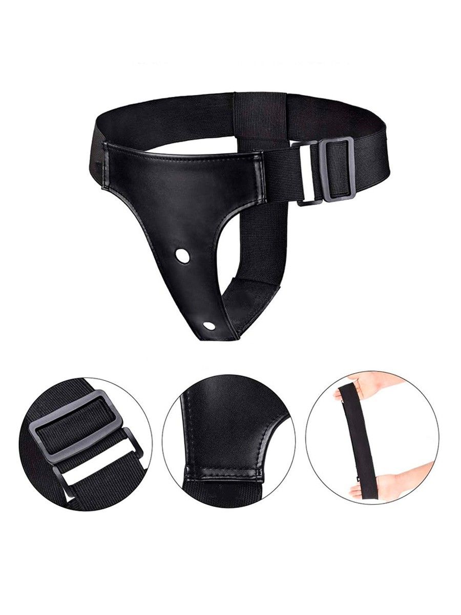 Женский страпон с 3 насадками и вибрацией 6