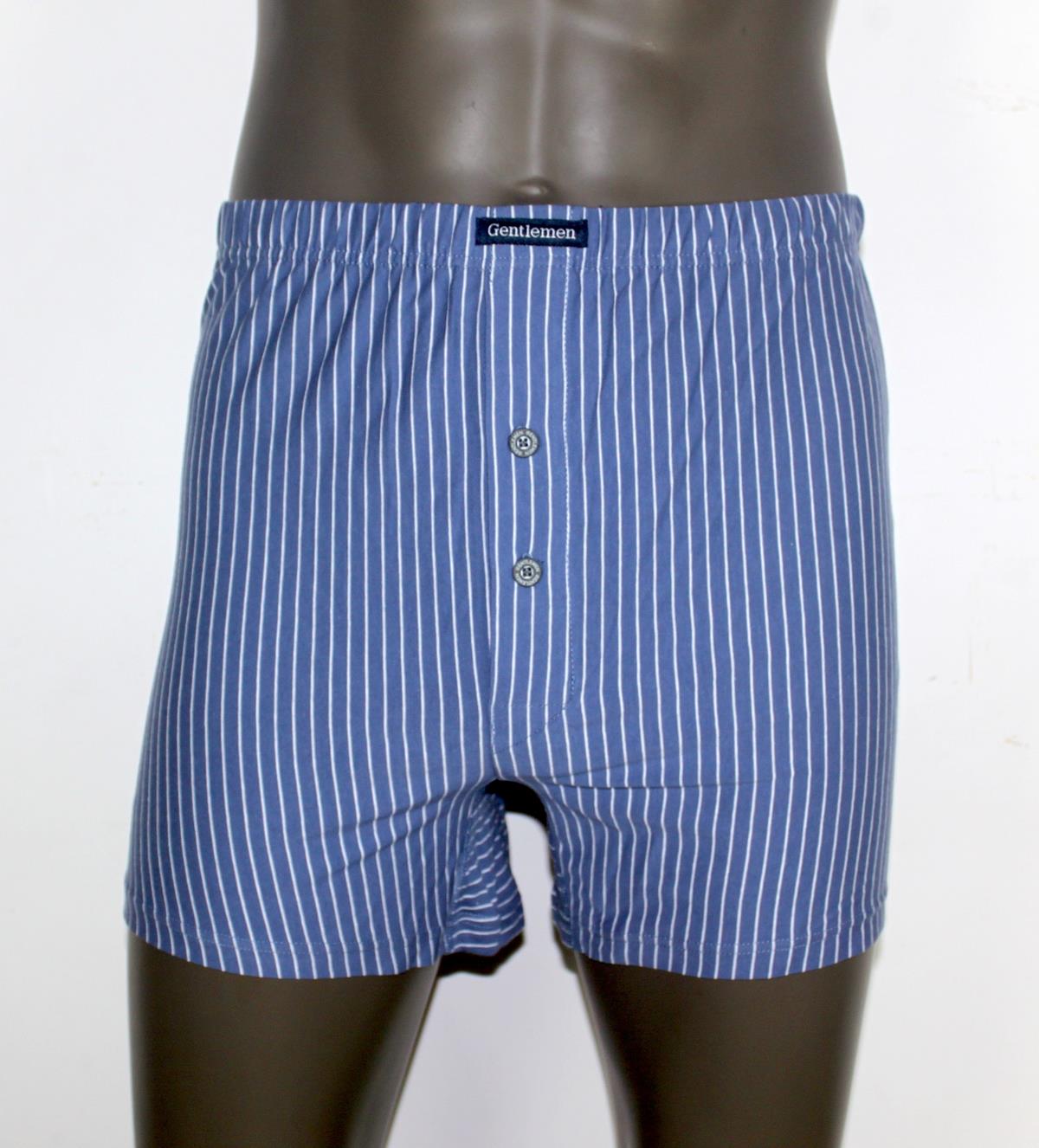 Мужские трусы-боксеры в тонкую полоску 1