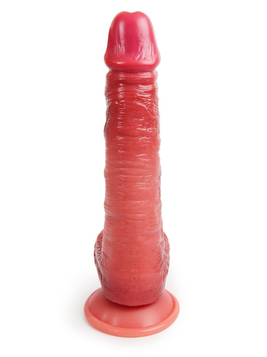 Телесный вибратор-реалистик с имитацией семяизвержения - 26 см. 5