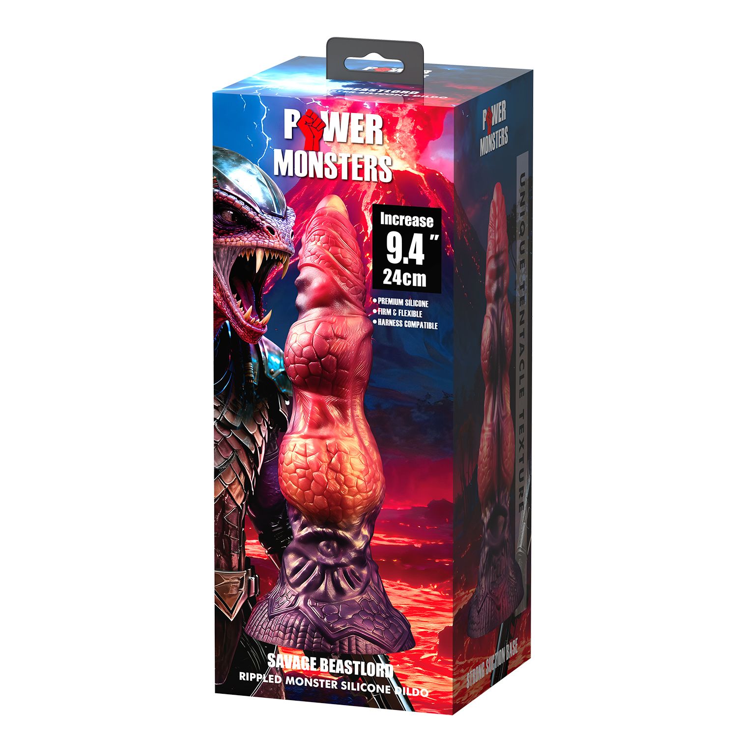 Фаллоимитатор-гигант на присоске Savage Beastlord - 24 см. 6