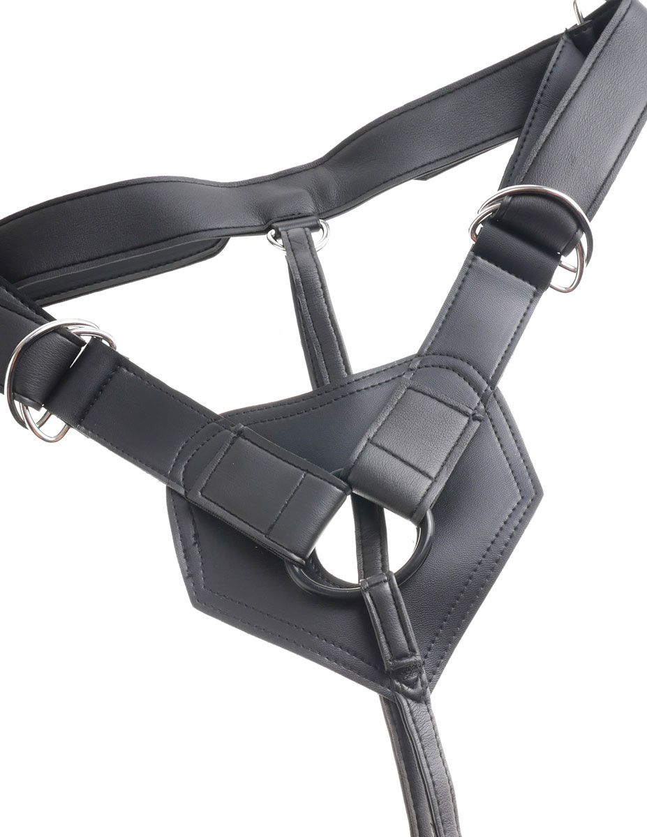 Телесный страпон Strap-on Harness Cock - 15,2 см. 5