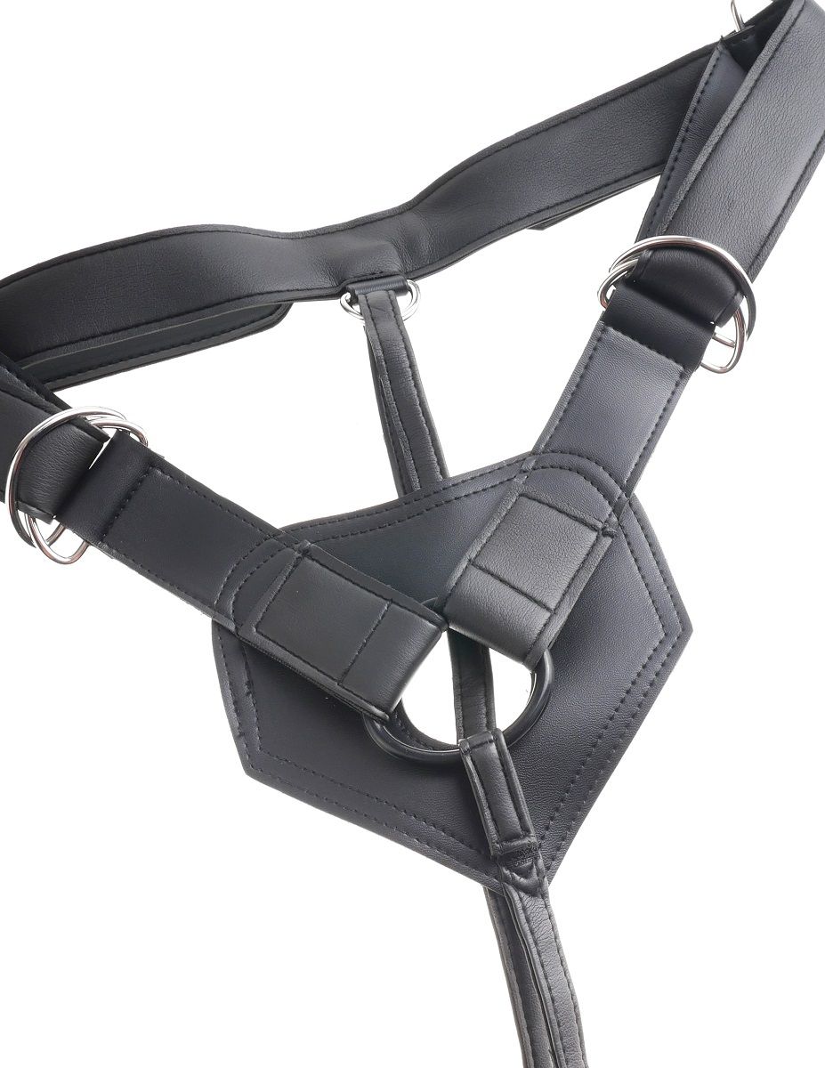 Телесный страпон на трусиках Strap-on Harness Cock - 20,3 см. 8