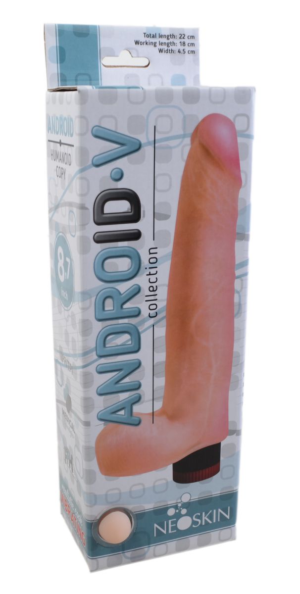 Фаллический вибратор ANDROID V - 22 см. 2