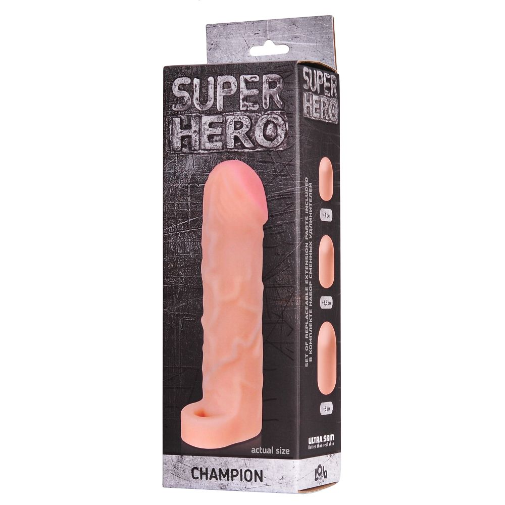 Фаллоудлинитель SUPER HERO Champion - 17,5 см. 3