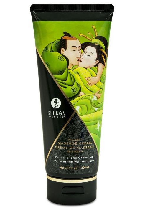 Массажный крем для тела с ароматом груши и зелёного чая Pear & Exotic Green Tea - 200 мл. 1