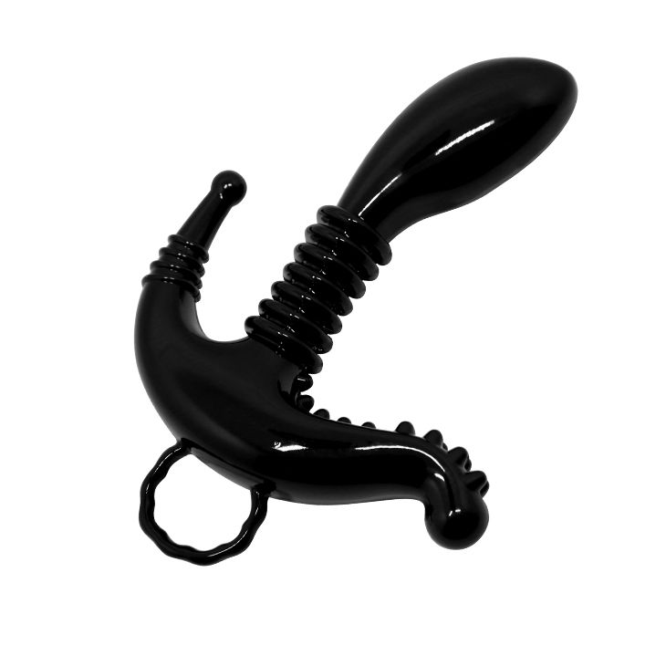 Чёрный стимулятор точки G, клитора и ануса 7