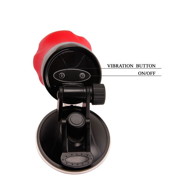 Мастурбатор-вагина Flora с 12 режимами вибрации и присоской 4