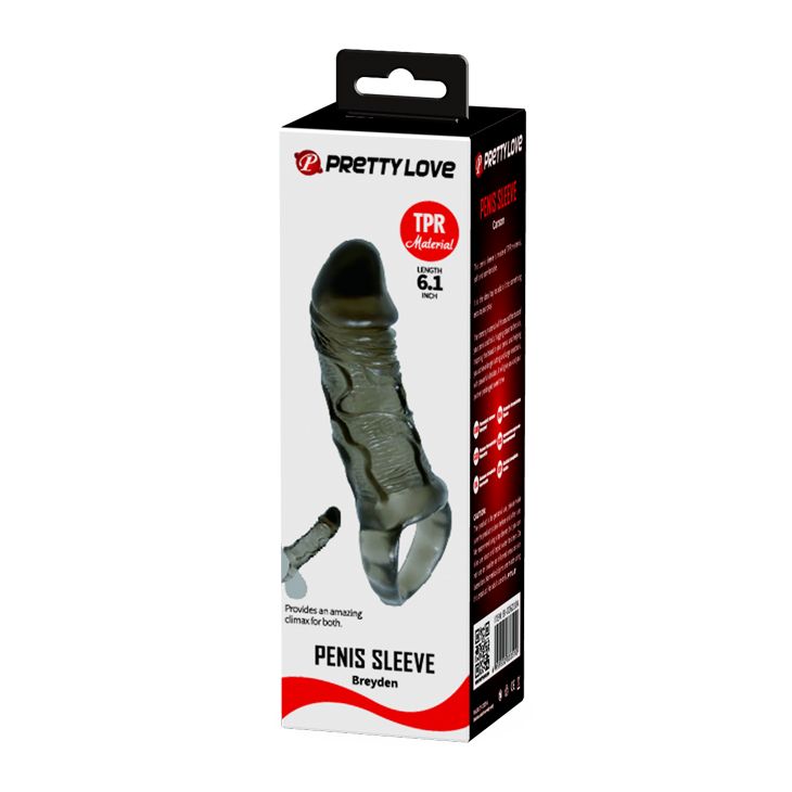 Фаллическая насадка на пенис с подхватом мошонки - 15 см. 4