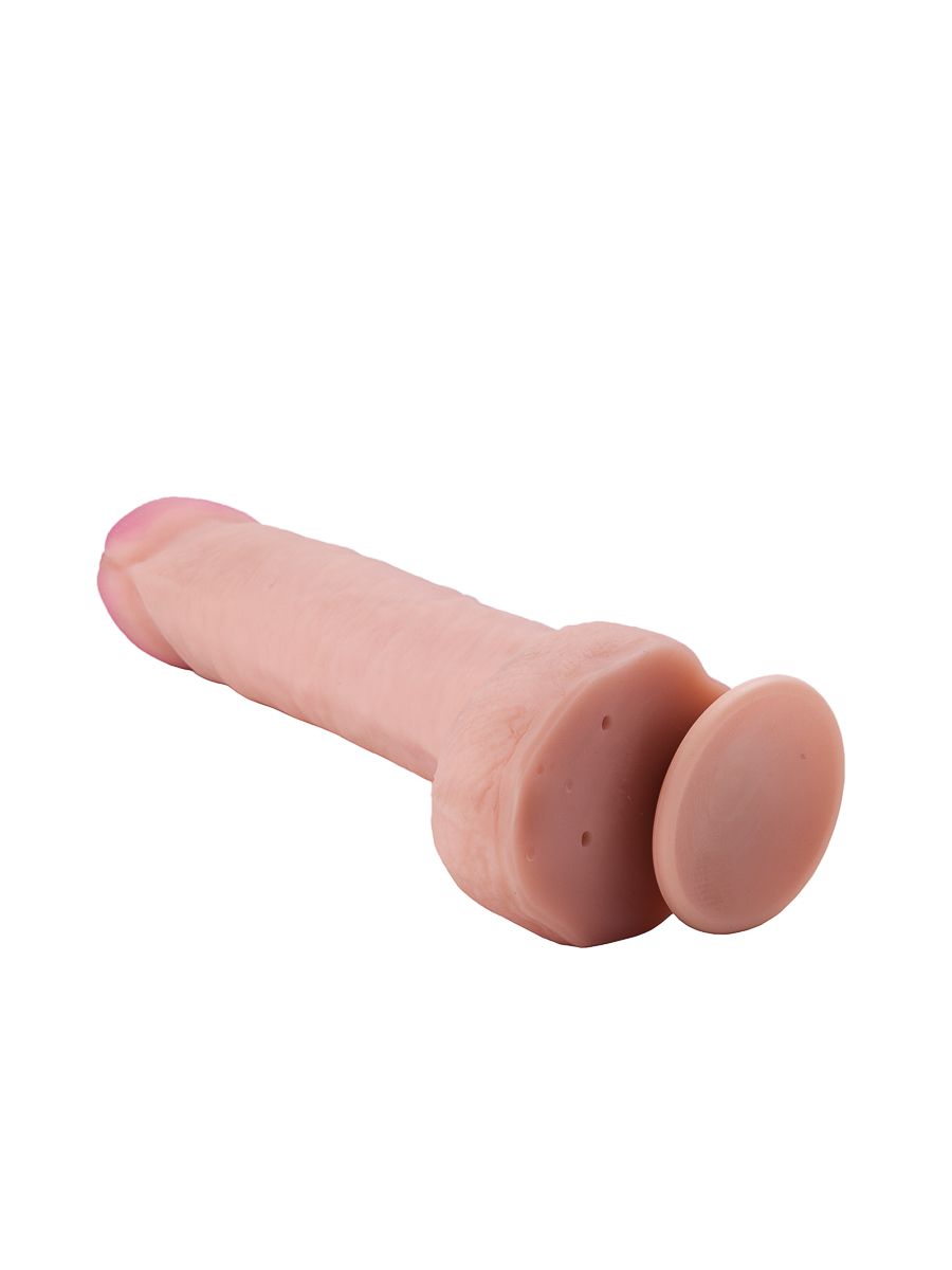 Большой фаллоимитатор из неоскин на присоске REAL Next №32 - 24,5 см. 9