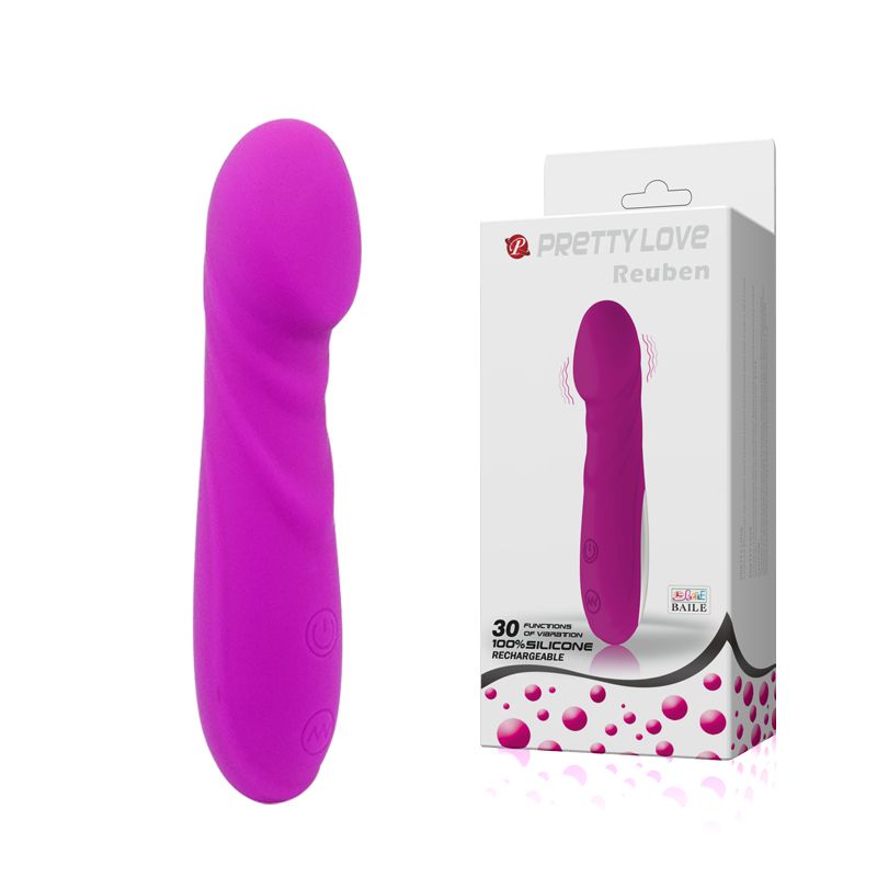Перезаряжаемый вибромассажер Reuben - 14,2 см. 1