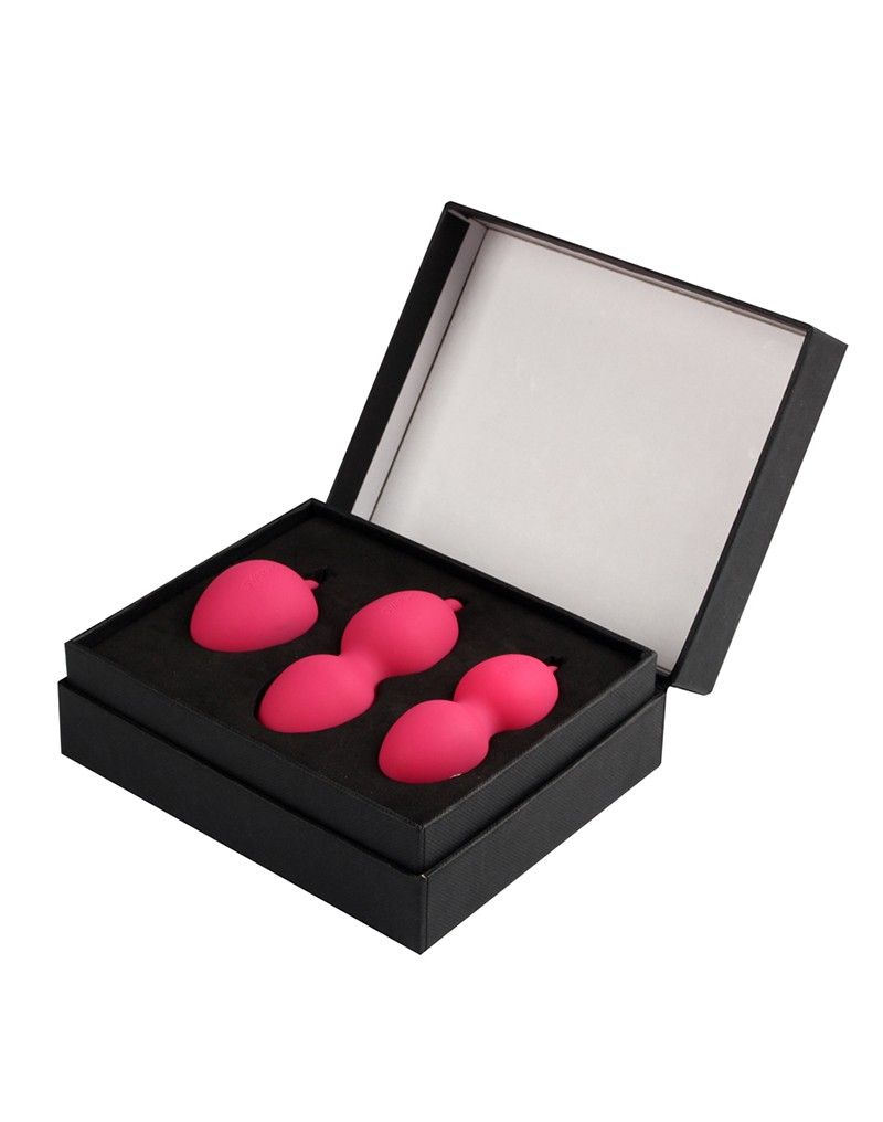 Набор розовых вагинальных шариков Nova Ball со смещенным центром тяжести 2
