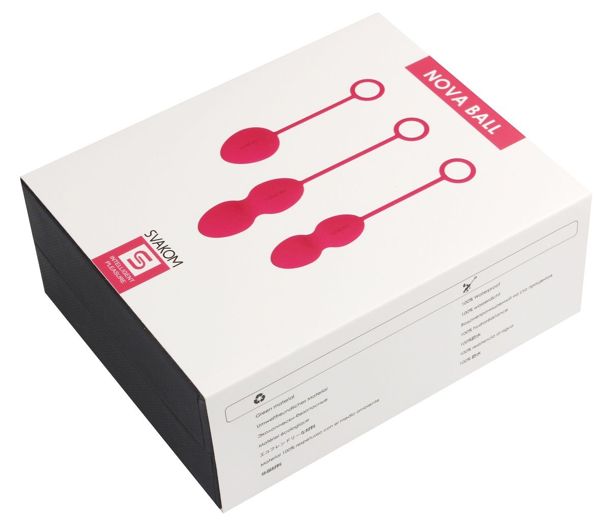 Набор розовых вагинальных шариков Nova Ball со смещенным центром тяжести 3