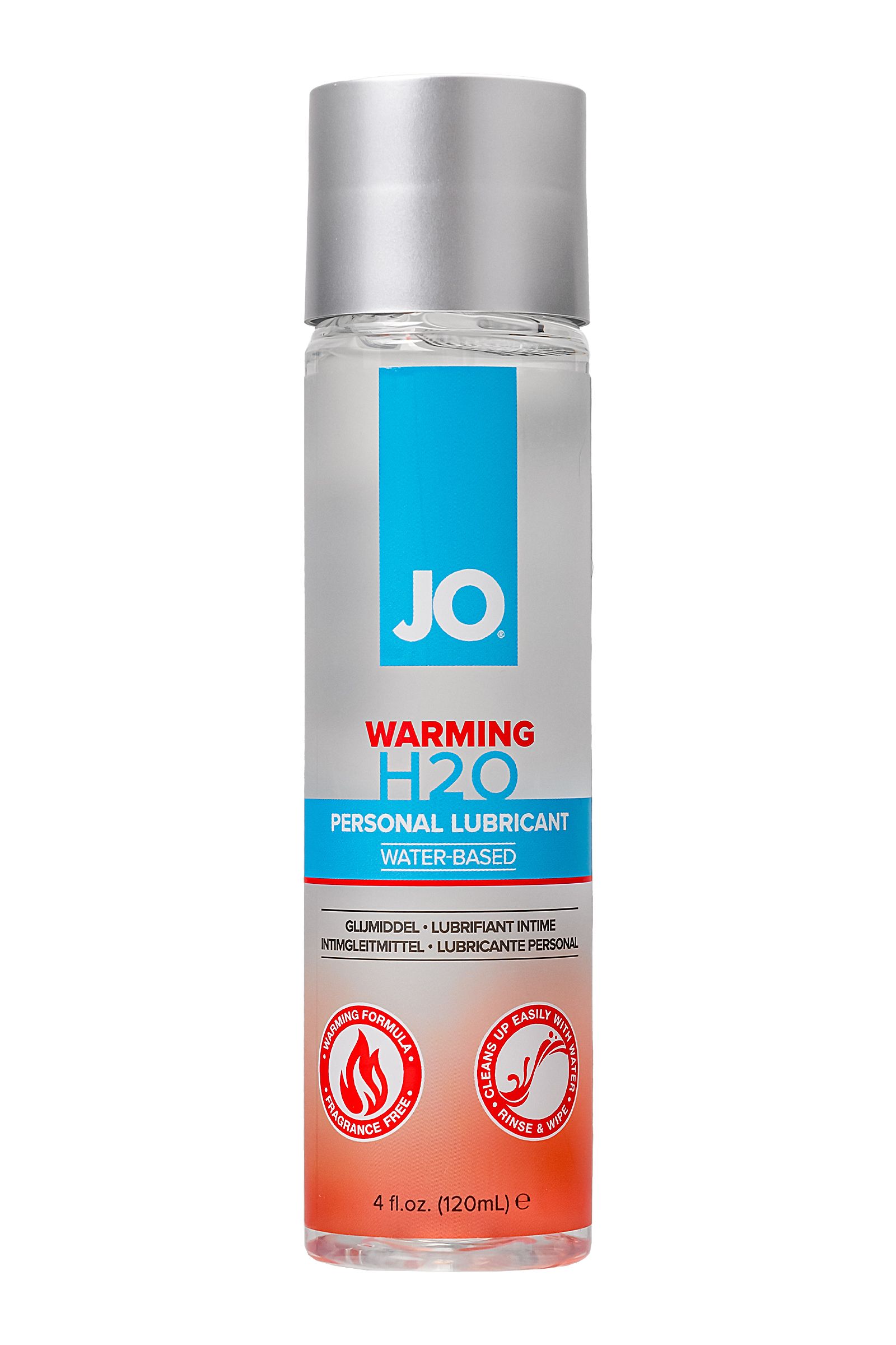 Возбуждающий лубрикант на водной основе JO Personal Lubricant H2O Warming - 120 мл. 1