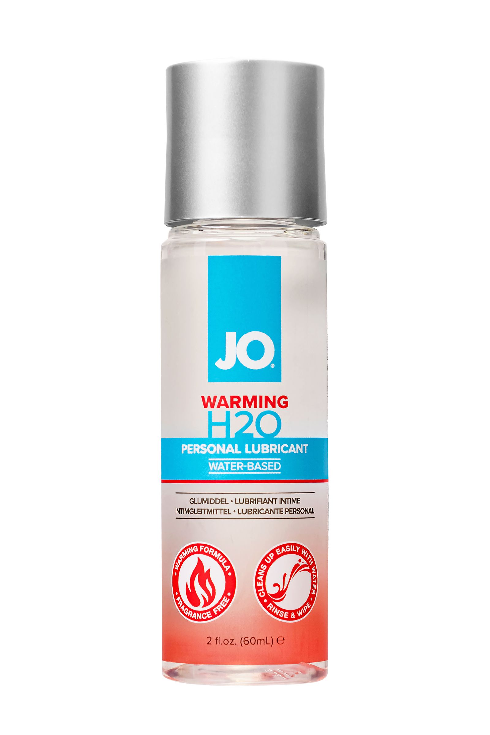 Возбуждающий лубрикант на водной основе JO Personal Lubricant H2O Warming - 60 мл. 1