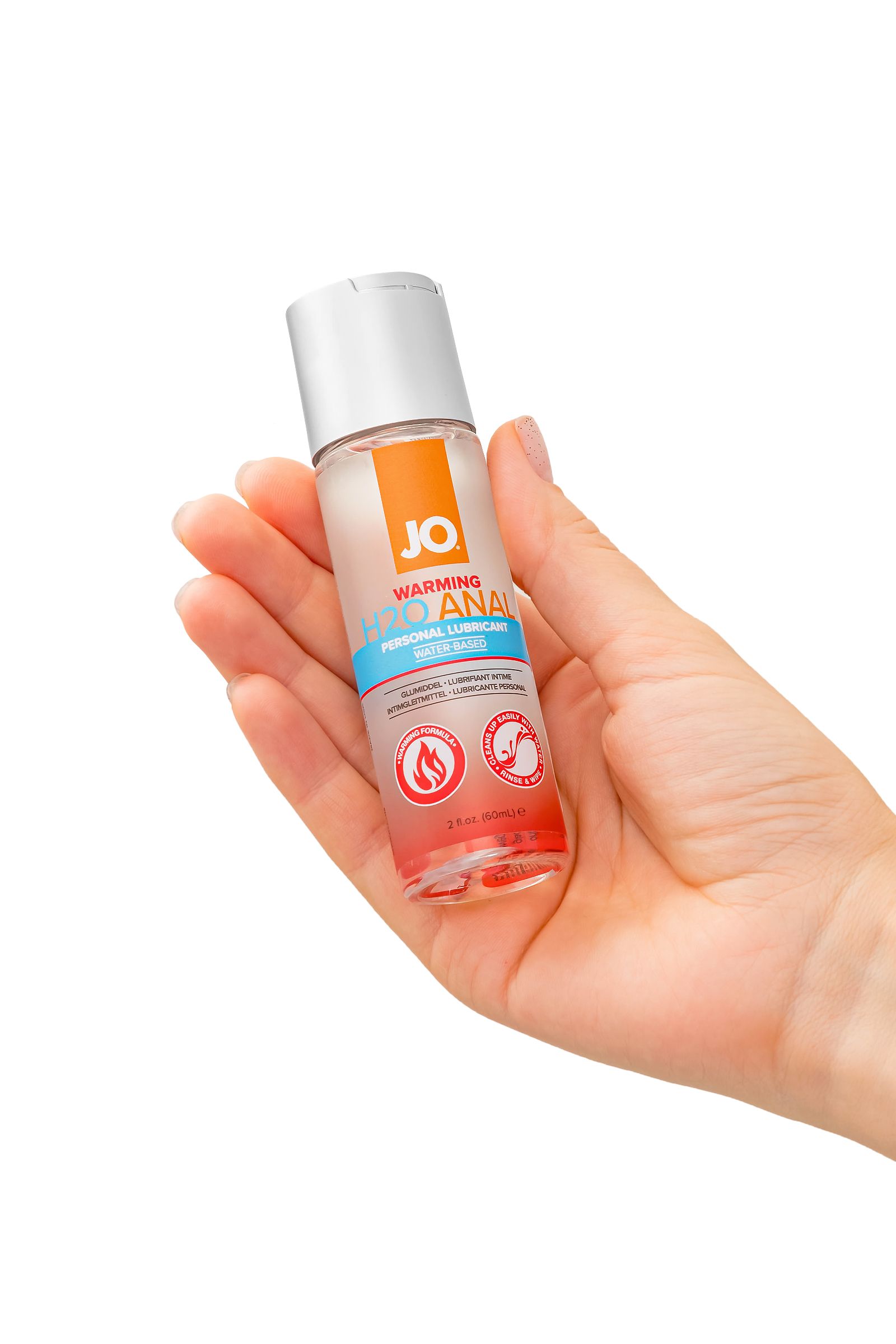 Анальный согревающий лубрикант на водной основе JO Anal H2O Warming - 60 мл. 4