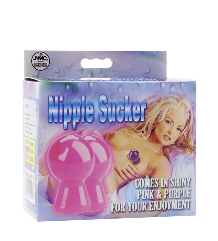 Розовые вакуумные помпы для сосков NIPPLE SUCKER PAIR IN SHINY PINK 2