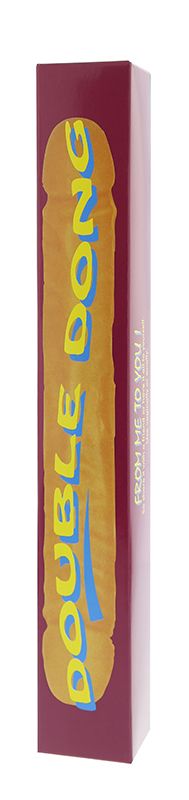 Двойной фиолетовый фаллоимитатор DOUBLE DONG LAVENDER - 30 см. 2