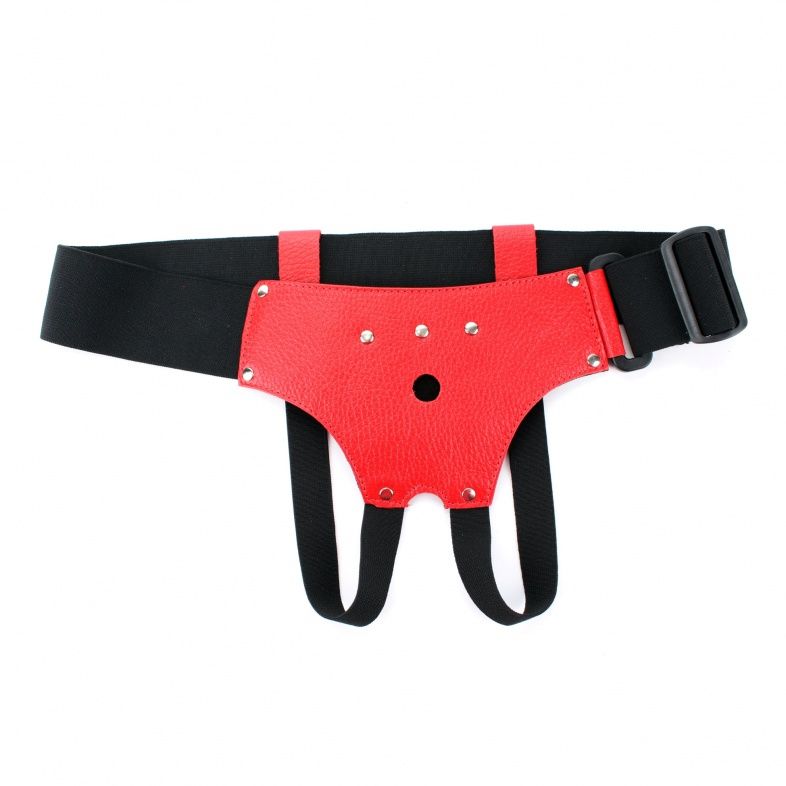 Красно-черные трусики-джоки с плугом харнесс 2