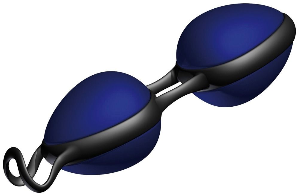 Синие вагинальные шарики Joyballs Secret 1