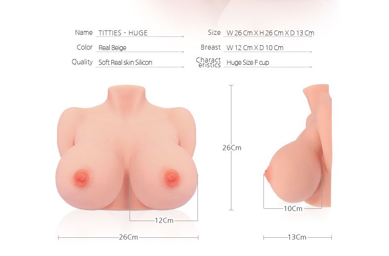 Мастурбатор-полуторс с пышным бюстом TITTIES F_cup 5