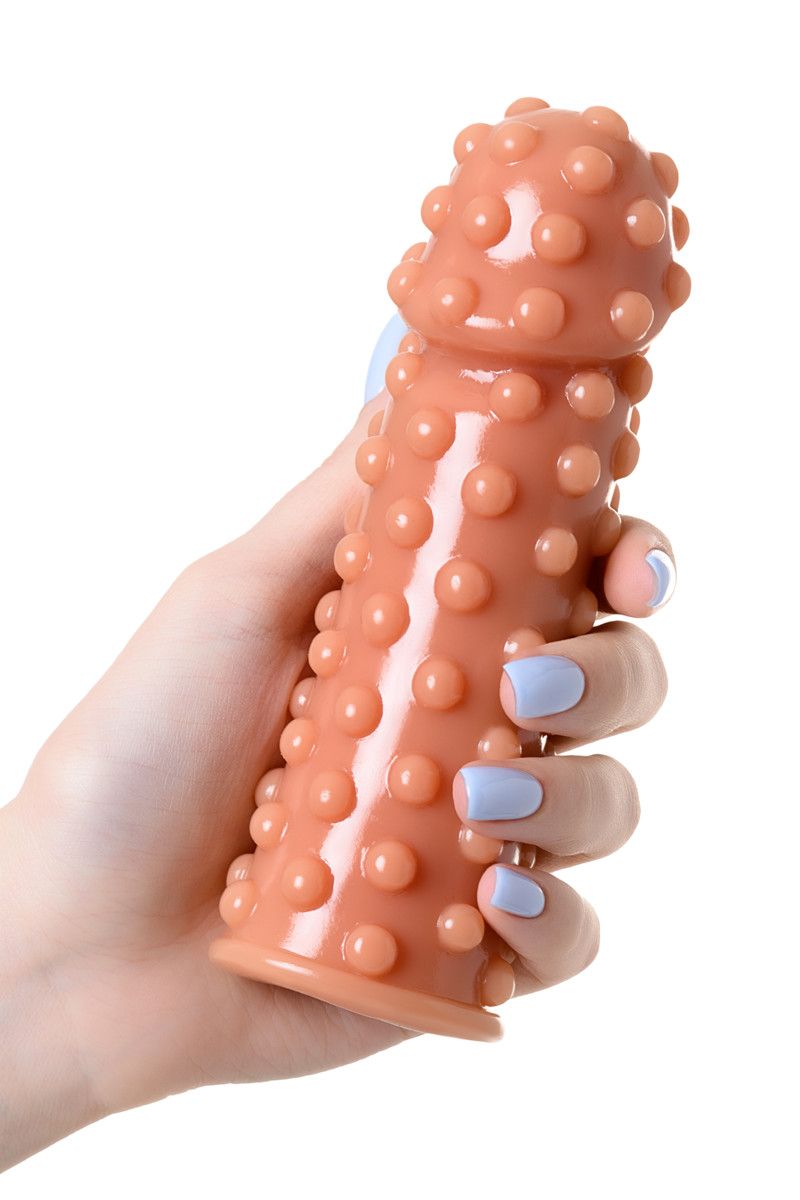 Насадка на фаллос с бугорками по поверхности Extreme Sleeve 002 M-size - 14,7 см. 5