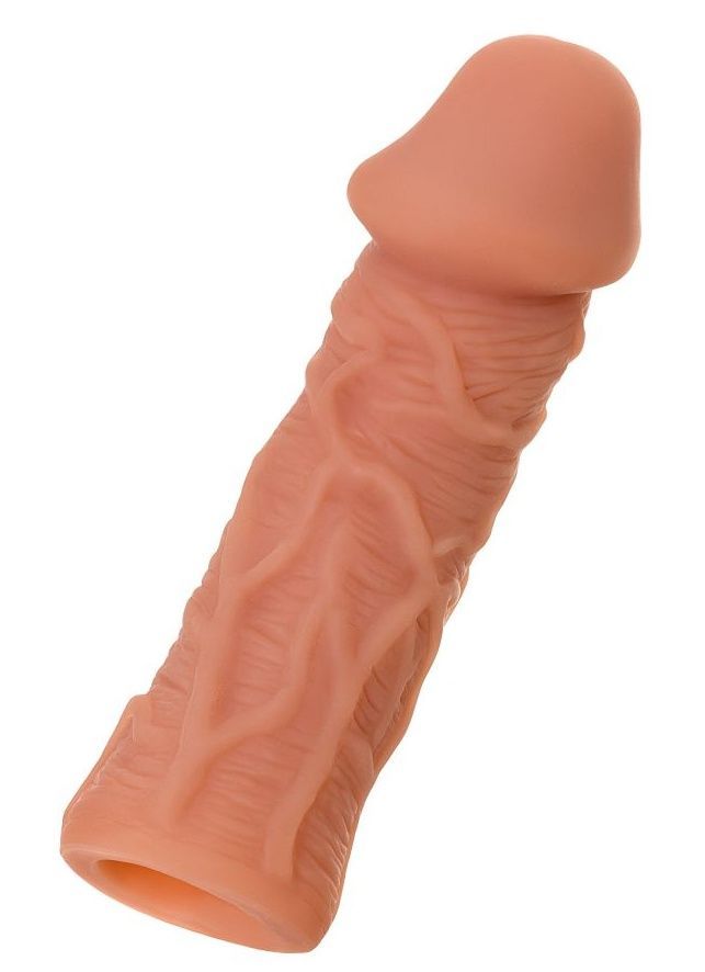 Насадка фаллического вида с венками Extreme Sleeve 005 M-size - 14,7 см. 2