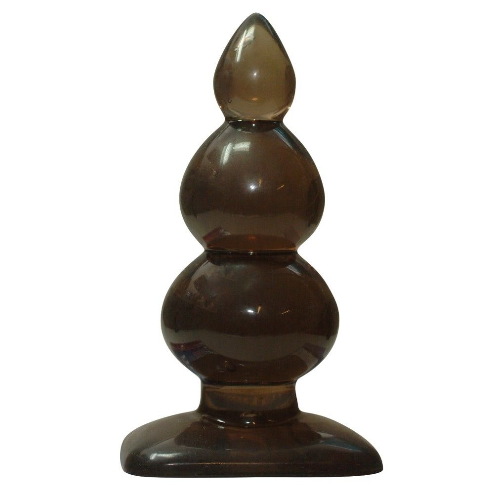 Дымчатая анальная втулка Anal Drops Medium - 14 см. 1