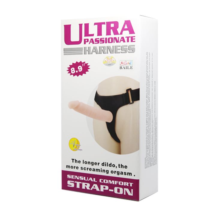 Гибкий фаллоимитатор-реалистик на трусиках Ultra Passionate Harness - 21,5 см. 7