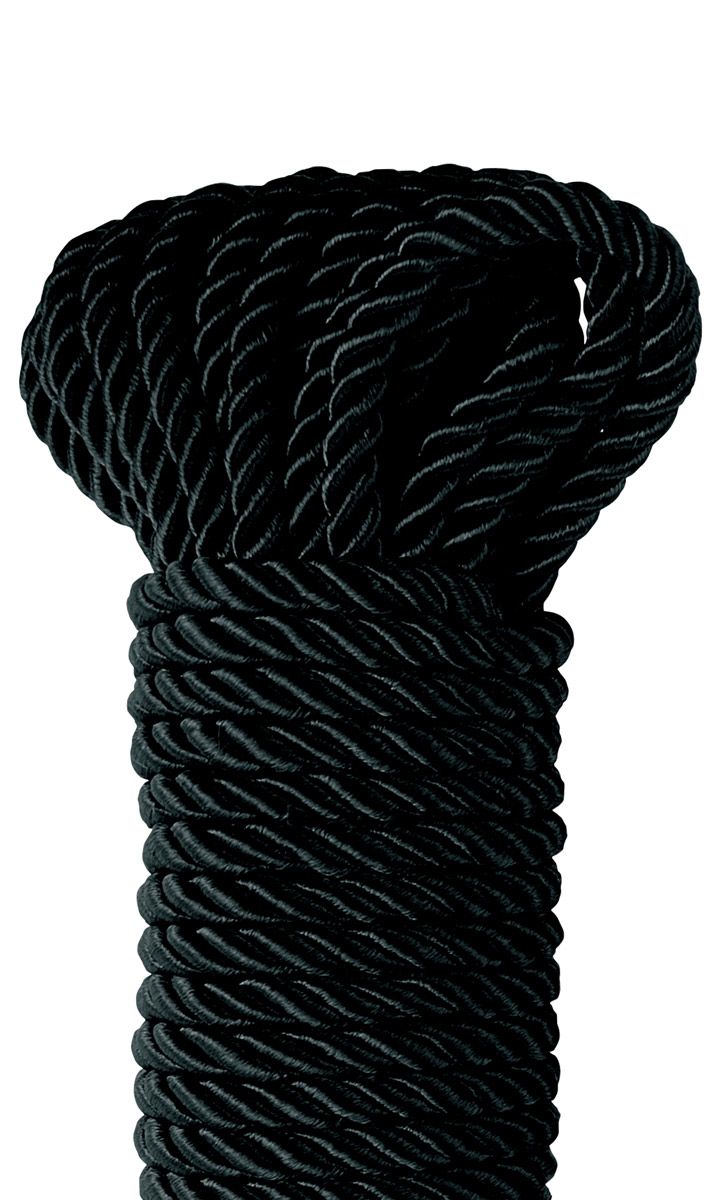 Черная веревка для фиксации Deluxe Silky Rope - 9,75 м. 3