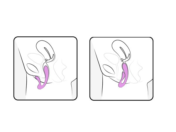 Розовый вибромассажёр G-wave с гибким клиторальным отростком - 18 см. 3