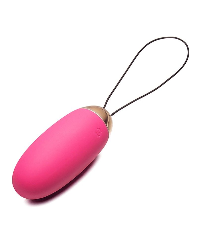 Сливово-розовое виброяйцо Elva с пультом ДУ 7