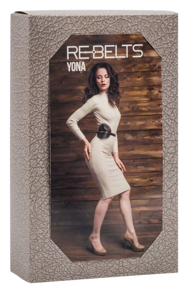 Пояс с клёпками Yona Black  3