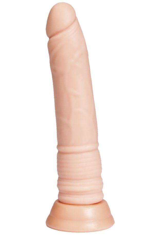 Телесный фаллоимитатор A-toys с присоской - 18см. 1