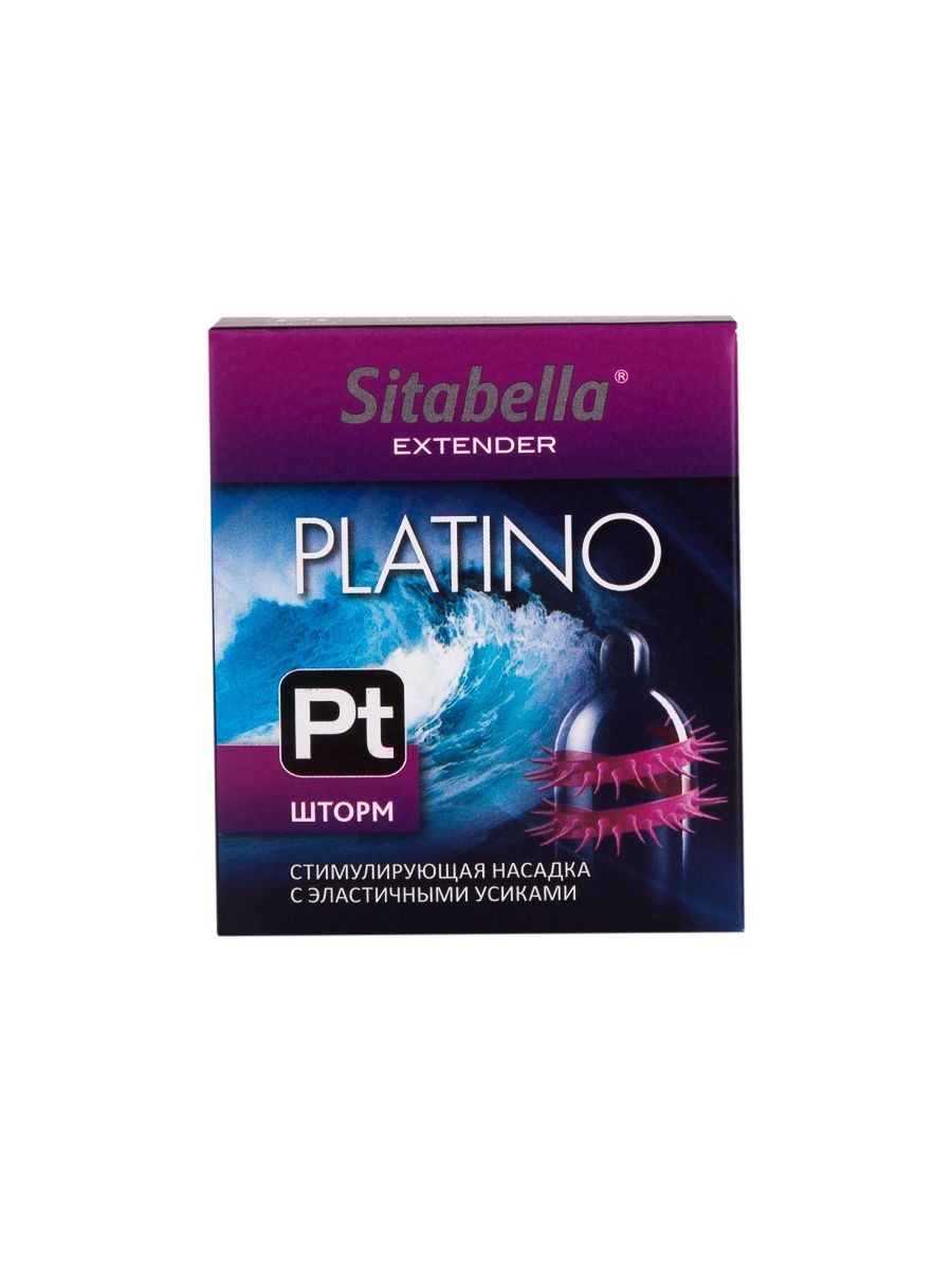Стимулирующая насадка со спиралью из усиков Platino "Шторм" 2