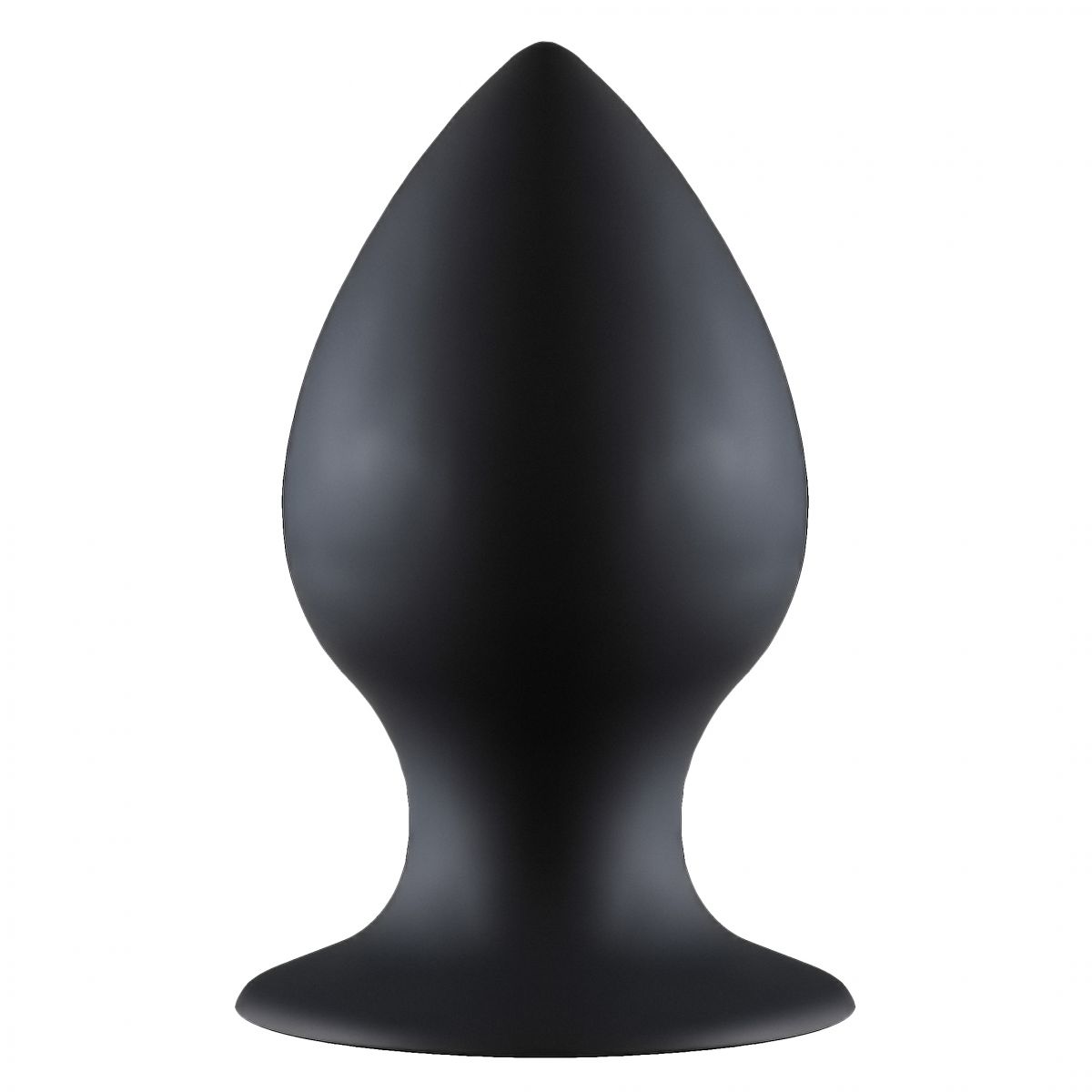 Чёрная анальная пробка Thick Anal Plug Small - 7,8 см. 1