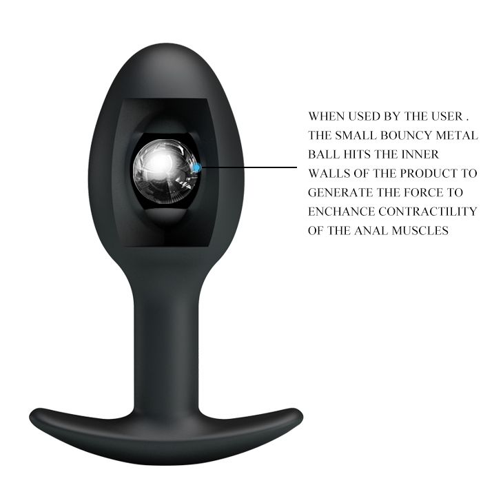 Анальный стимулятор с ограничительным основанием - 8,4 см. 5