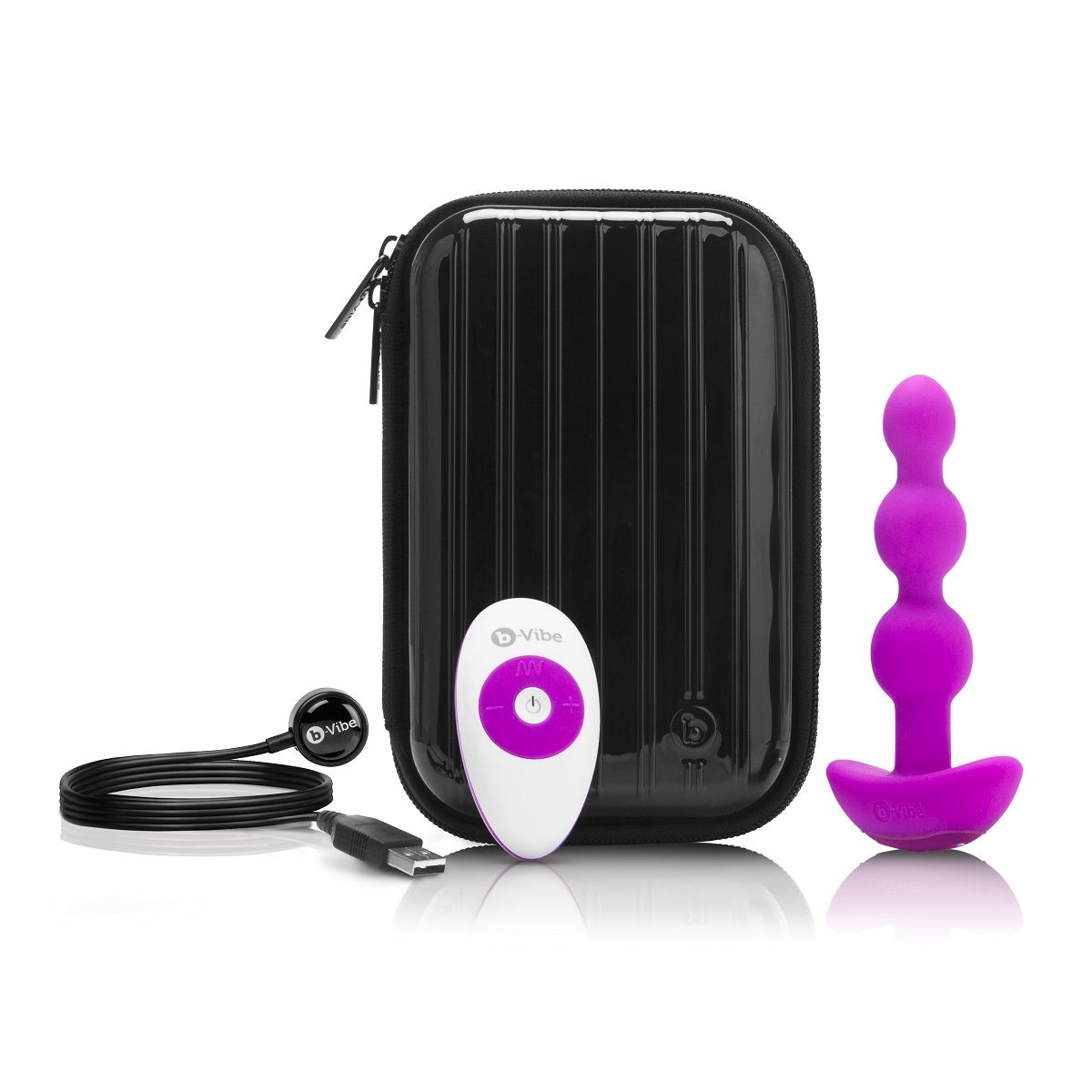 Анальная виброёлочка TRIPLET ANAL BEADS FUCHSIA - 14 см. 5