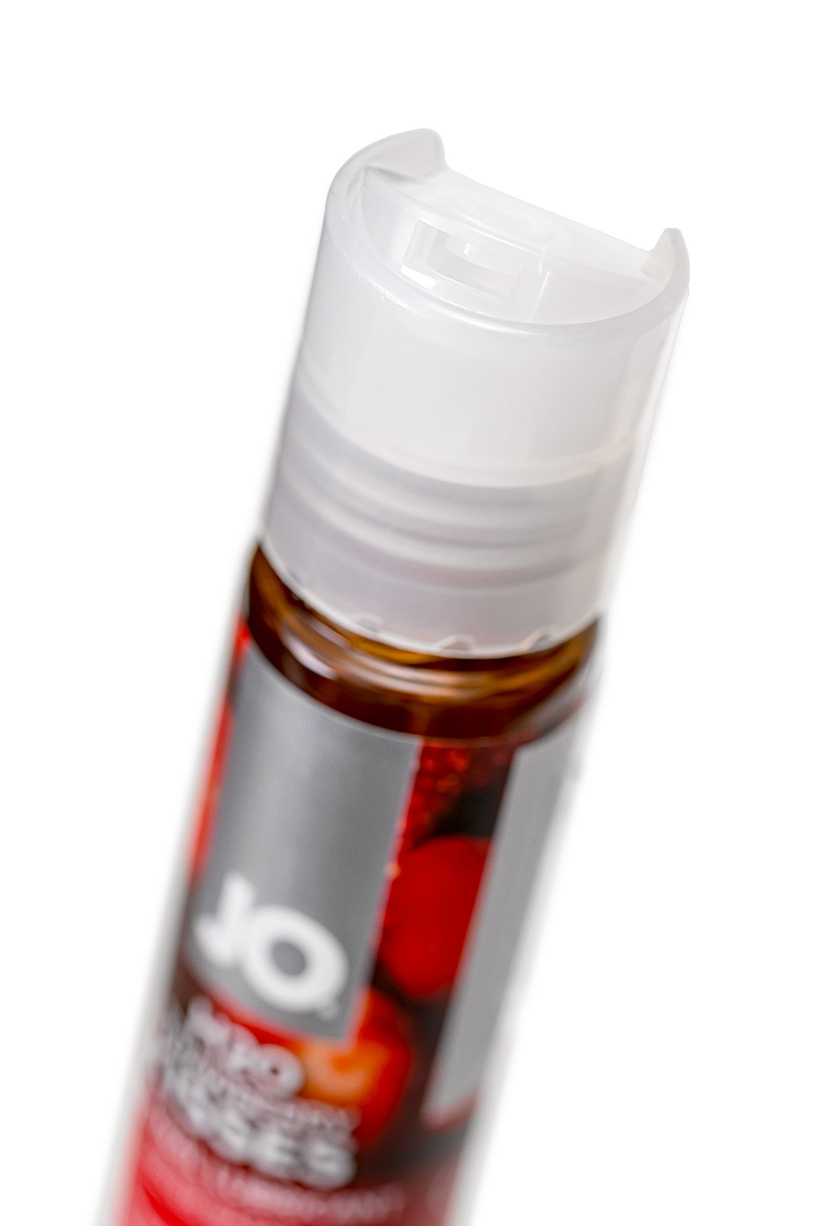 Лубрикант на водной основе с ароматом клубники JO Flavored Strawberry Kisses - 30 мл. 3