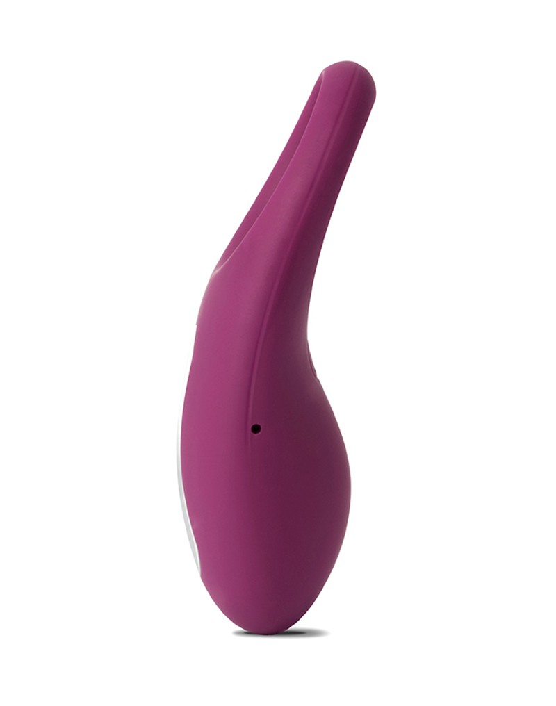 Фиолетовое эрекционное кольцо Winni с вибрацией и пультом ДУ 6