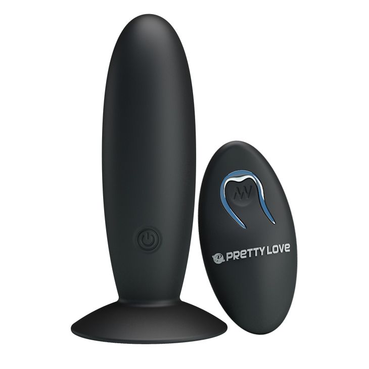 Анальная пробка с вибрацией и пультом управления Remote Control Vibrating Plug - 11 см. 1