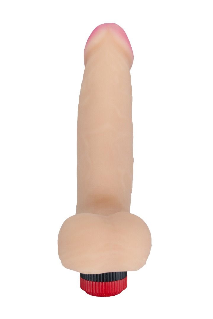 Телесный вибромассажёр HUMAN COPY 5,5" - 17 см. 3