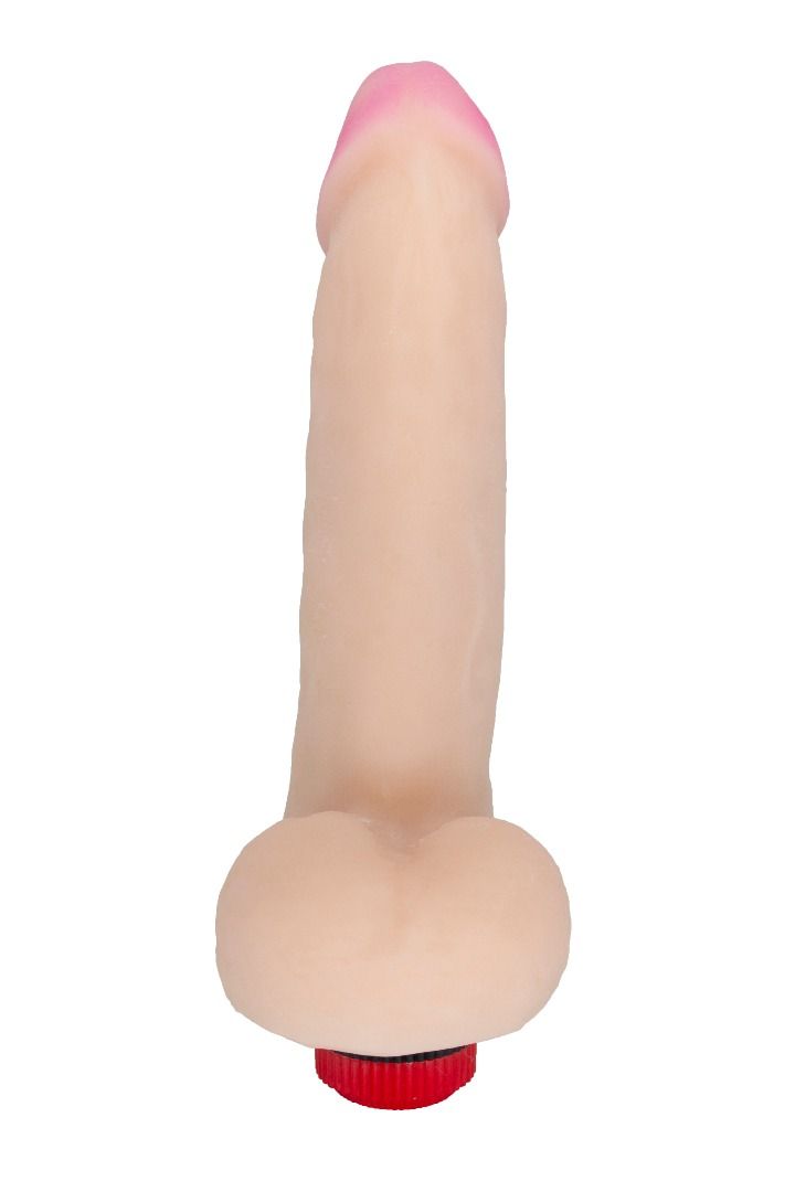 Телесный вибромассажёр HUMAN COPY 8,8" - 21,5 см. 3