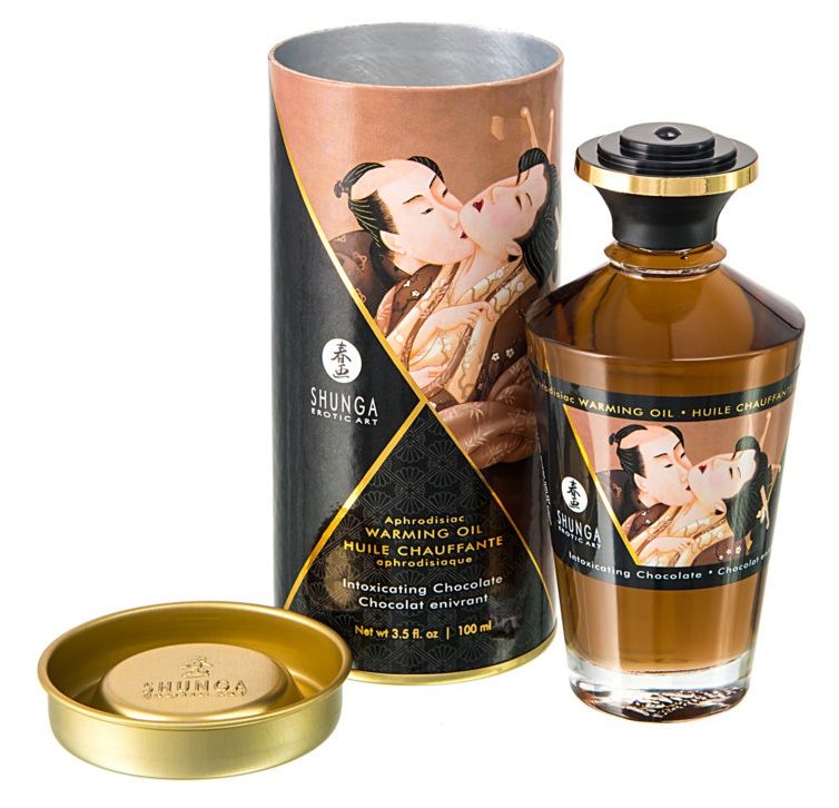 Массажное интимное масло с ароматом шоколада - 100 мл. 4