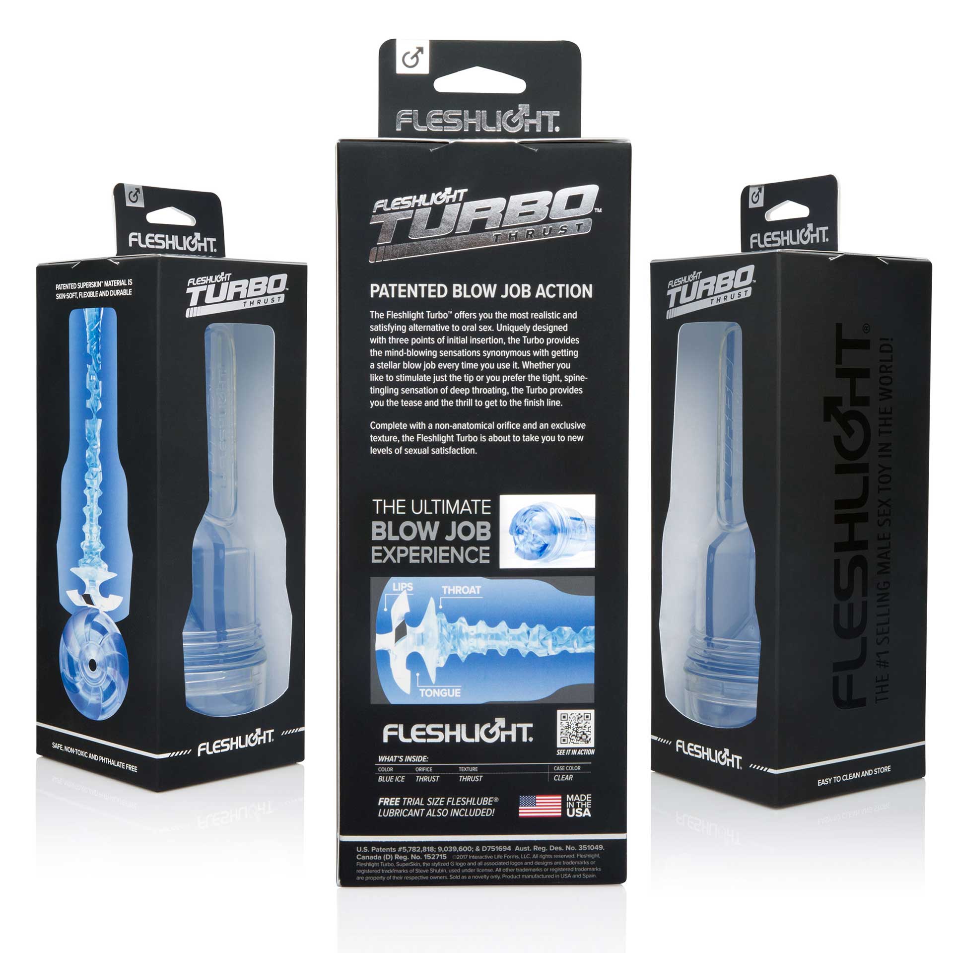 Мастурбатор Fleshlight Turbo - Trust Blue Ice 2