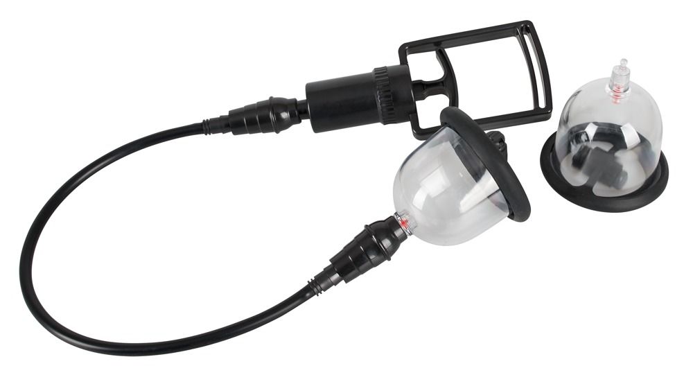 Вакуумная помпа для сосков с вибрацией Bad Kitty Vibrating Nipple Cups 1