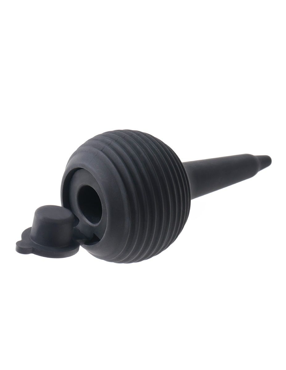 Коричневый фаллоимитатор с эффектом семяизвержения Squirting Cock with Balls - 22,9 см. 5