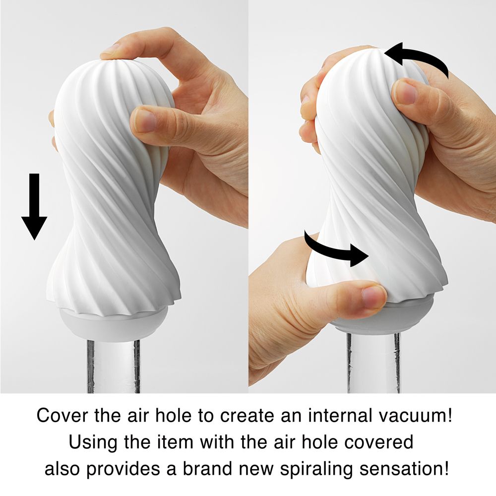 Мастурбатор FLEX Silky White с мягким рельефом 3